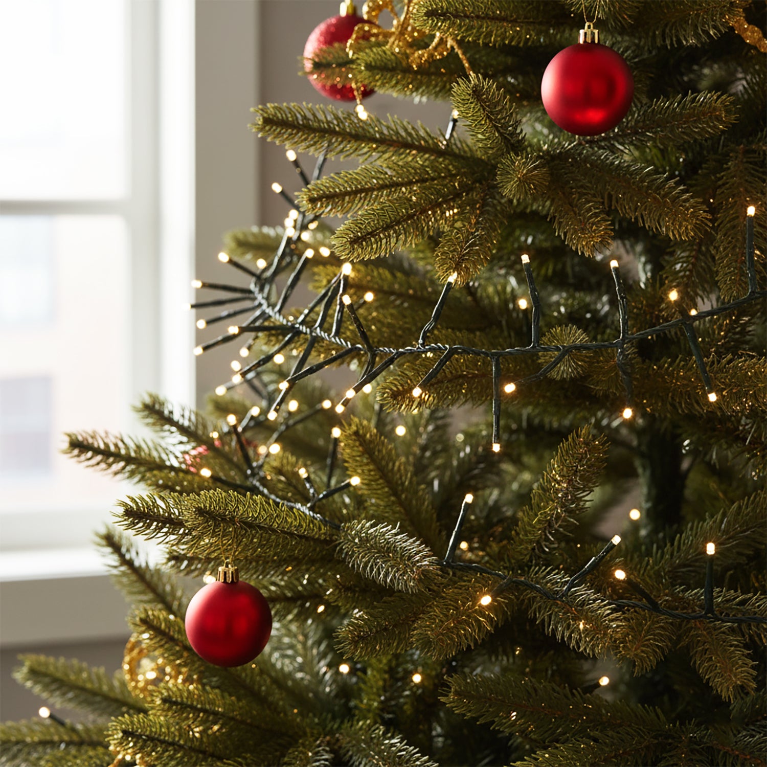 DICTROLUX - Catena Luminosa 1000 MicroLED Bianco Caldo Cluster 10 metri